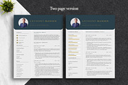 Professional Canva CV Template Pack, a Resume Template by Lux Resume (Thumbnail 2 of 9)