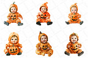 Halloween Baby Costume Clipart, an Illustration by DreamPrint404 (Thumbnail 5 of 6)