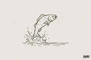 Jumping Bass PNG Design, Fishing, an Illustration by SharpMarketplace (Thumbnail 1 of 4)