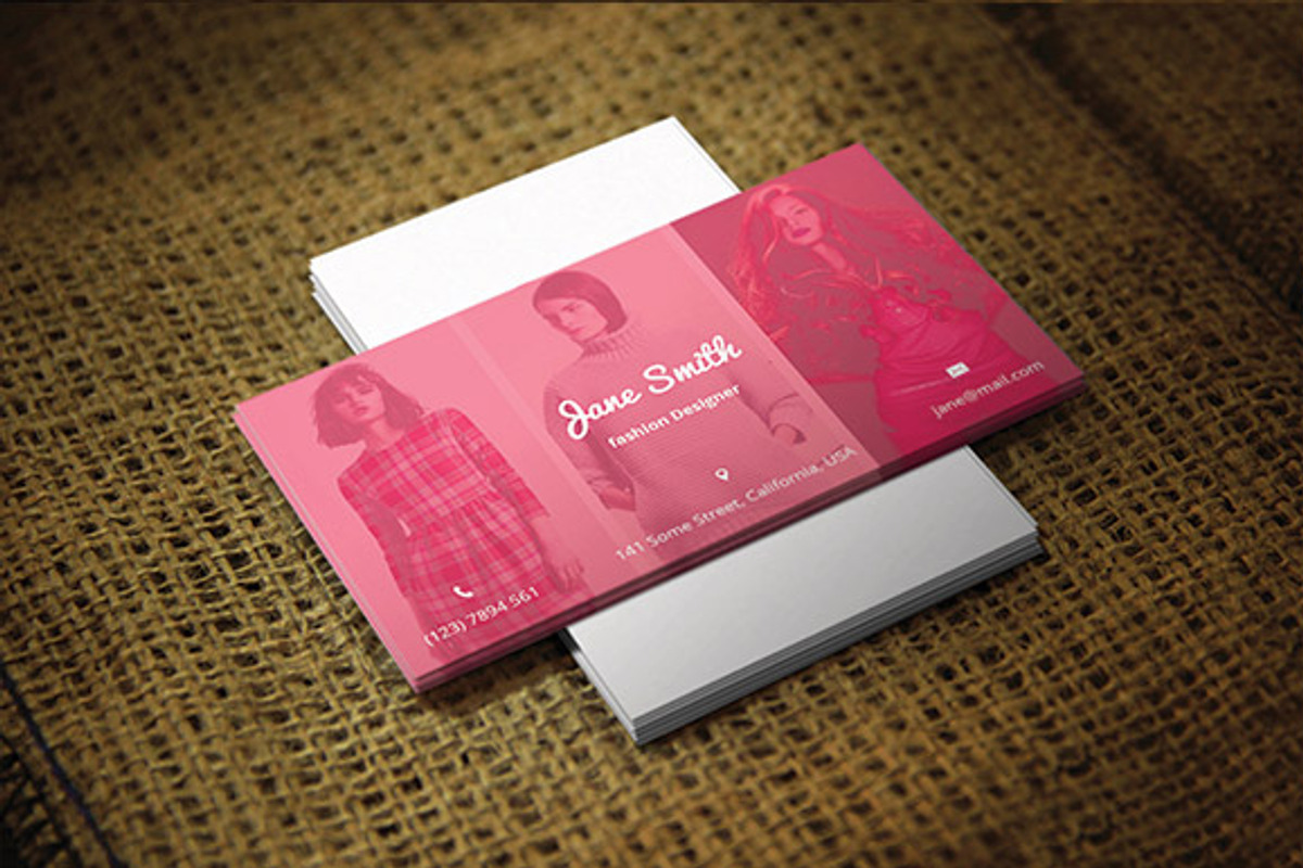 Fashion/Photographer Business Card, a Business Card Template by PSD Storm (Photo 1 of 5)