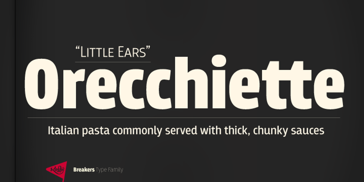 Breakers, a Sans Serif Font by Kostic Type Foundry (Photo 6 of 10)