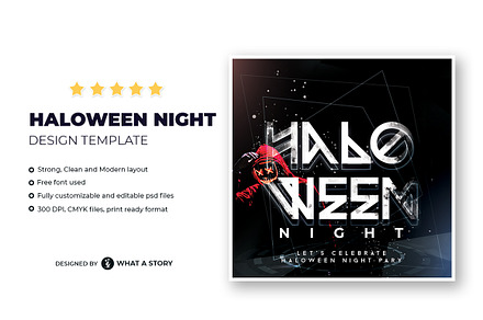 Halloween Night  Flyer Template