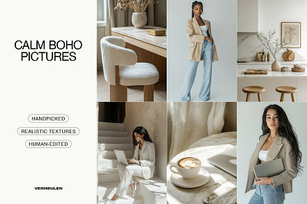 70 Boho & Calm Female | Stock Images, a Beauty & Fashion Photo by Vermeulen Design Studio