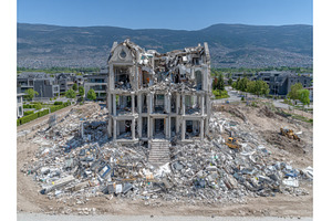 Aerial view of a demolished, an Architecture Photo by ZinetroN