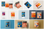 Modern Poster Mockup Set, a Print Template by Deeplab (Thumbnail 3 of 25)