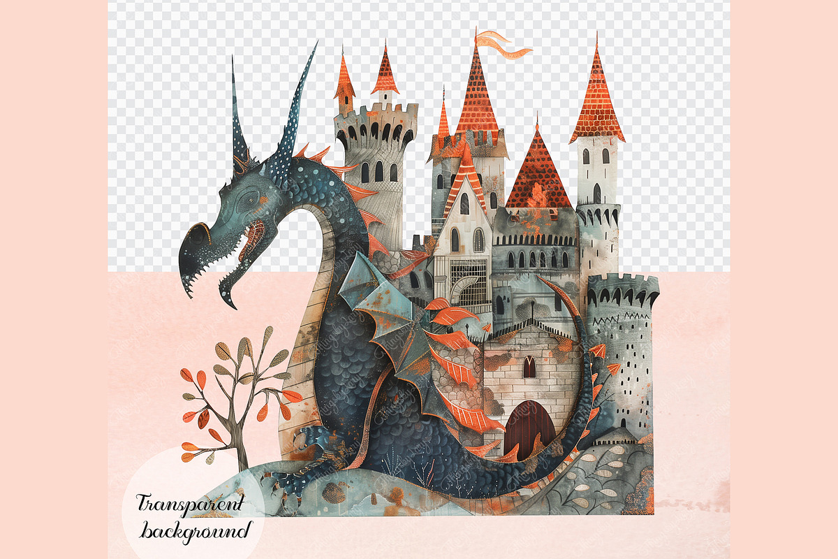 80 Images Fantasy Dragon & Royal PNG, an Object Graphic by ThingsbyLary (Photo 8 of 10)