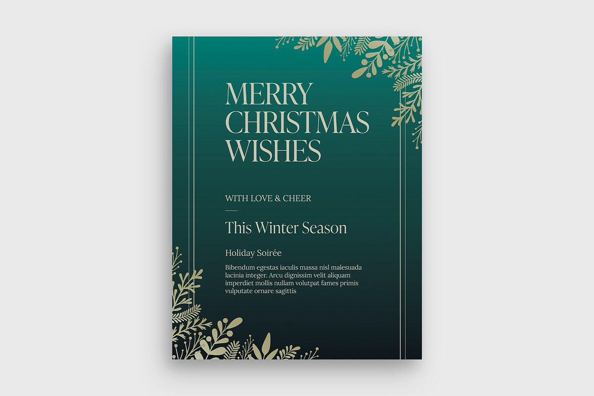 Christmas Poster Templates, a Poster Template by BrandPacks (Photo 3 of 5)