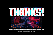 Brogand - Glitch Font, a Sans Serif Font by Iqsiart Studio (Thumbnail 5 of 6)