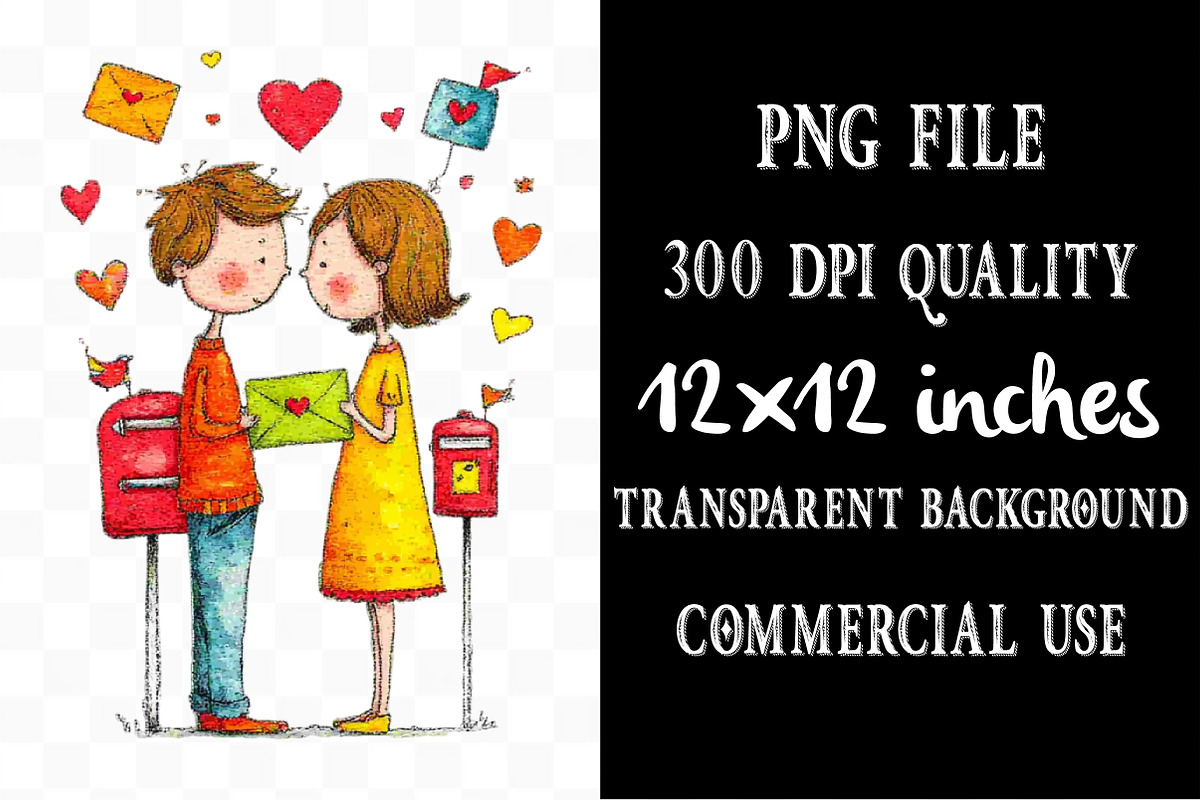 Vintage Cute Valentine's Day, an Illustration by Designking (Photo 5 of 5)