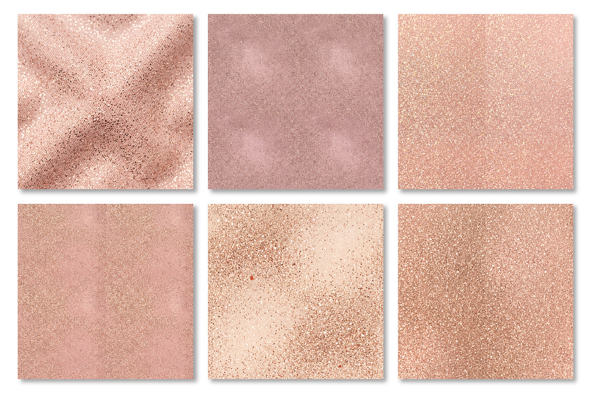 Rose Gold Glitter Texture Paper, a Texture Graphic by Dream Creation (Photo 2 of 5)