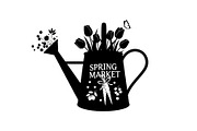 50 Garden Watering Can Silhouette bu, an Illustration by Designer_Momina (Thumbnail 23 of 51)