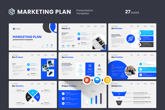 Marketing Plan PowerPoint Template preview 6