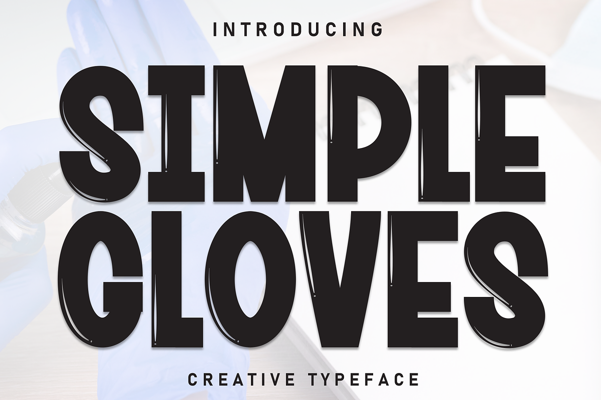 Simple Gloves | Script Font, a Script Font by Scratchones (Photo 1 of 8)