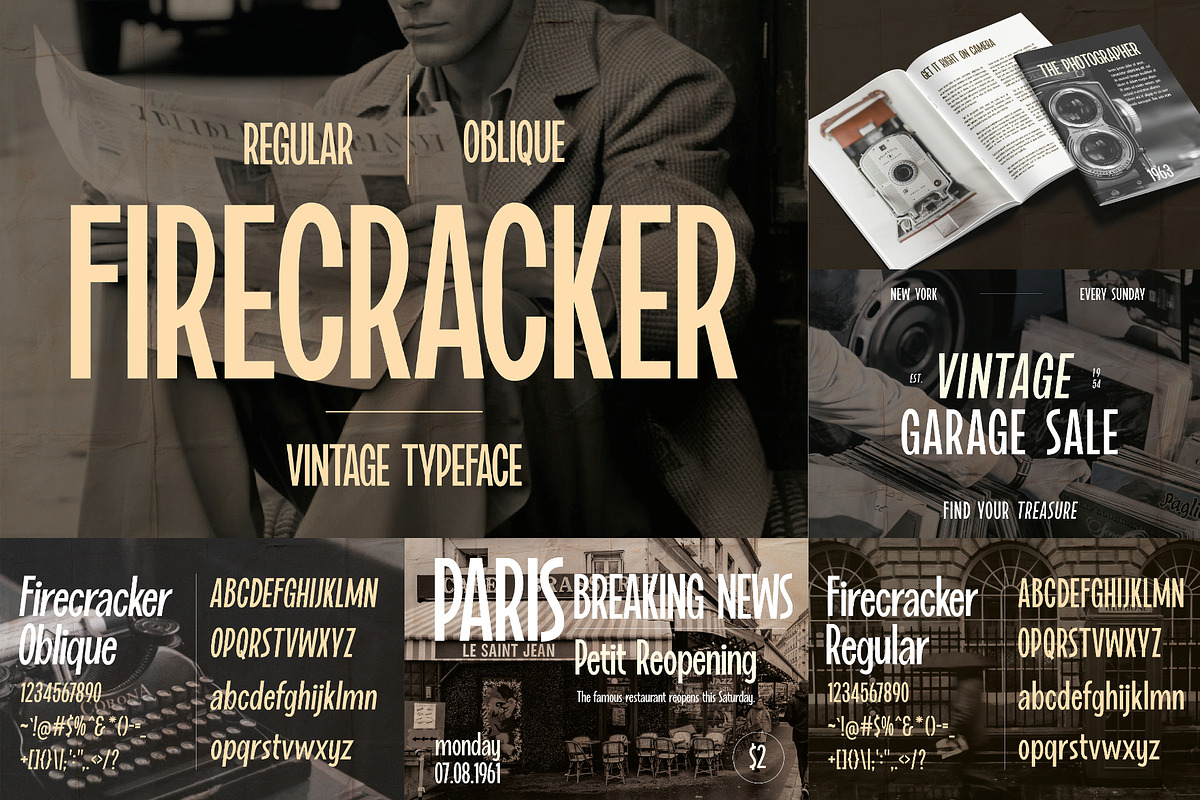 Military Font Bundle - 90 Fonts!, a Sans Serif Font by HipFonts (Photo 14 of 15)