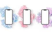 IPHONE MOCKUP with flowers, an Arts & Entertainment Photo by Maria Igisheva (Thumbnail 3 of 3)