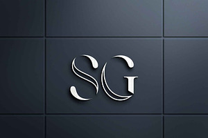 SG, GS Abstract Logo Design