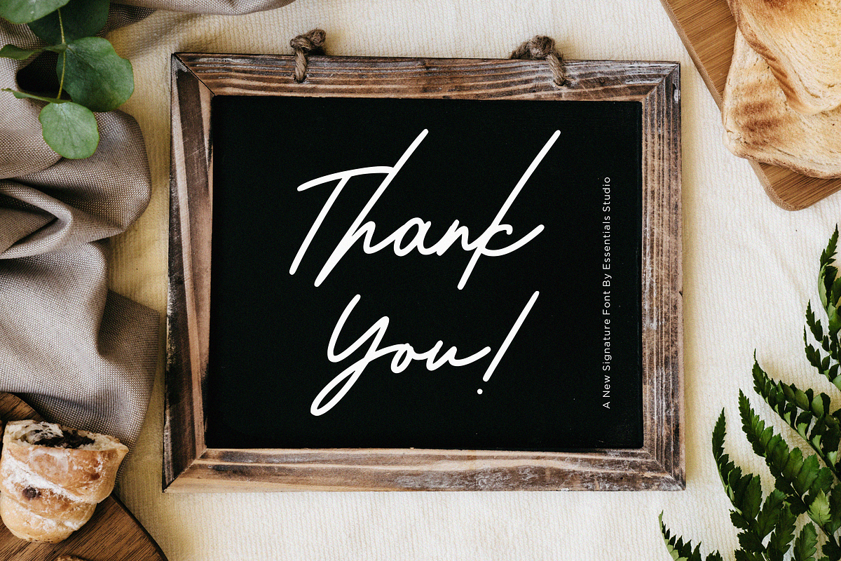 Wantsignature, a Font by Essentials Studio (Photo 7 of 7)