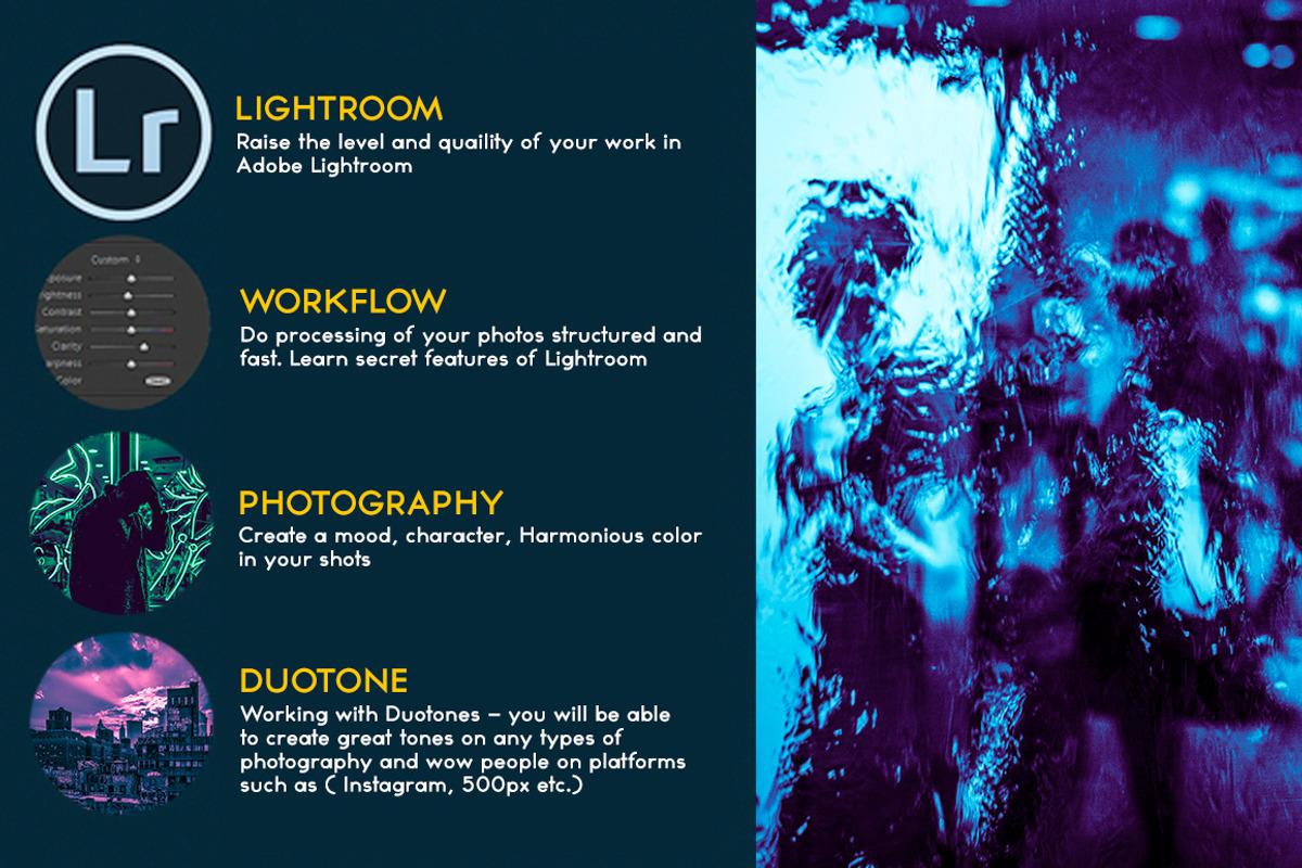 Duotone Lightroom Presets, an Action Add-On by Lavinsky Art Store (Photo 2 of 19)