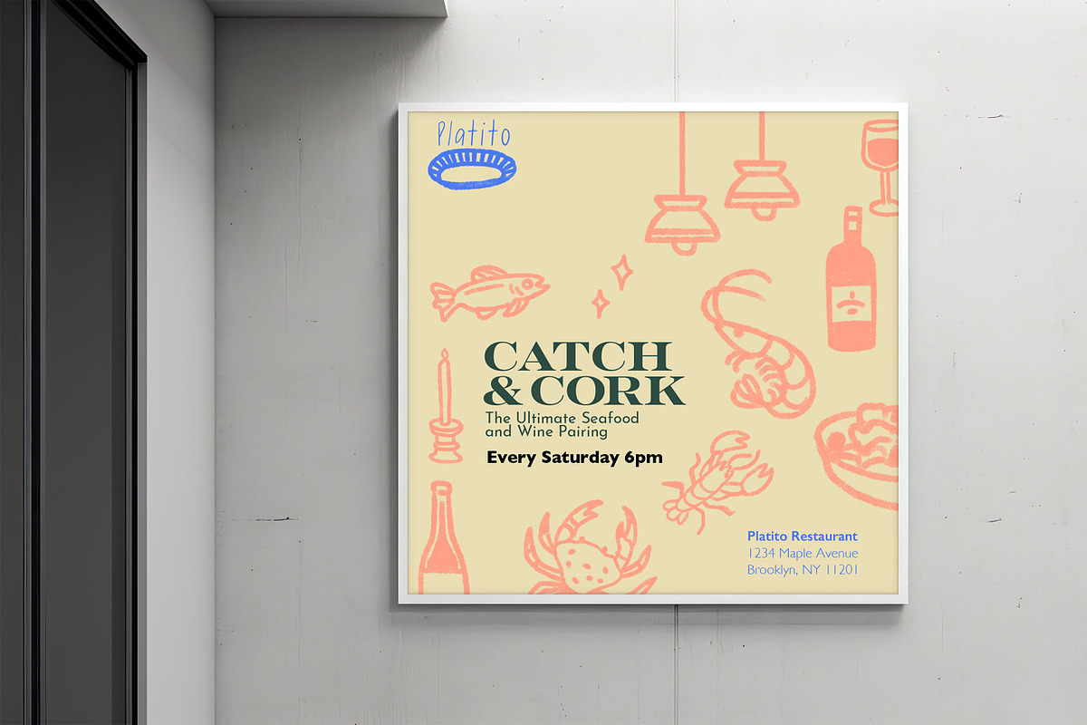 Cafe, Restaurant, Food & Drinks Pack, a Graphic by Plainly Simple Store (Photo 4 of 20)