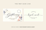 Ashley Michael Heart Wedding Script, a Script Font by Mila Garret (Thumbnail 20 of 20)