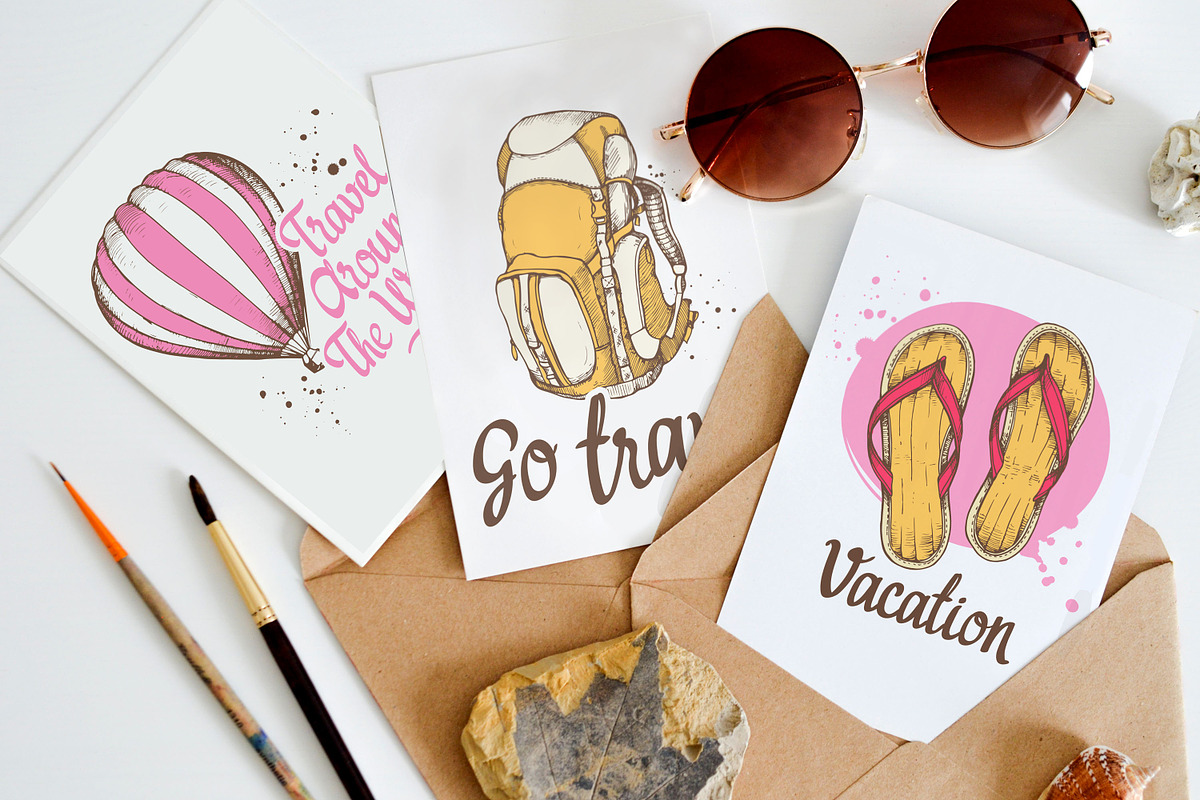Travel And Vacation, an Object Illustration by Mona Monash (Photo 5 of 7)