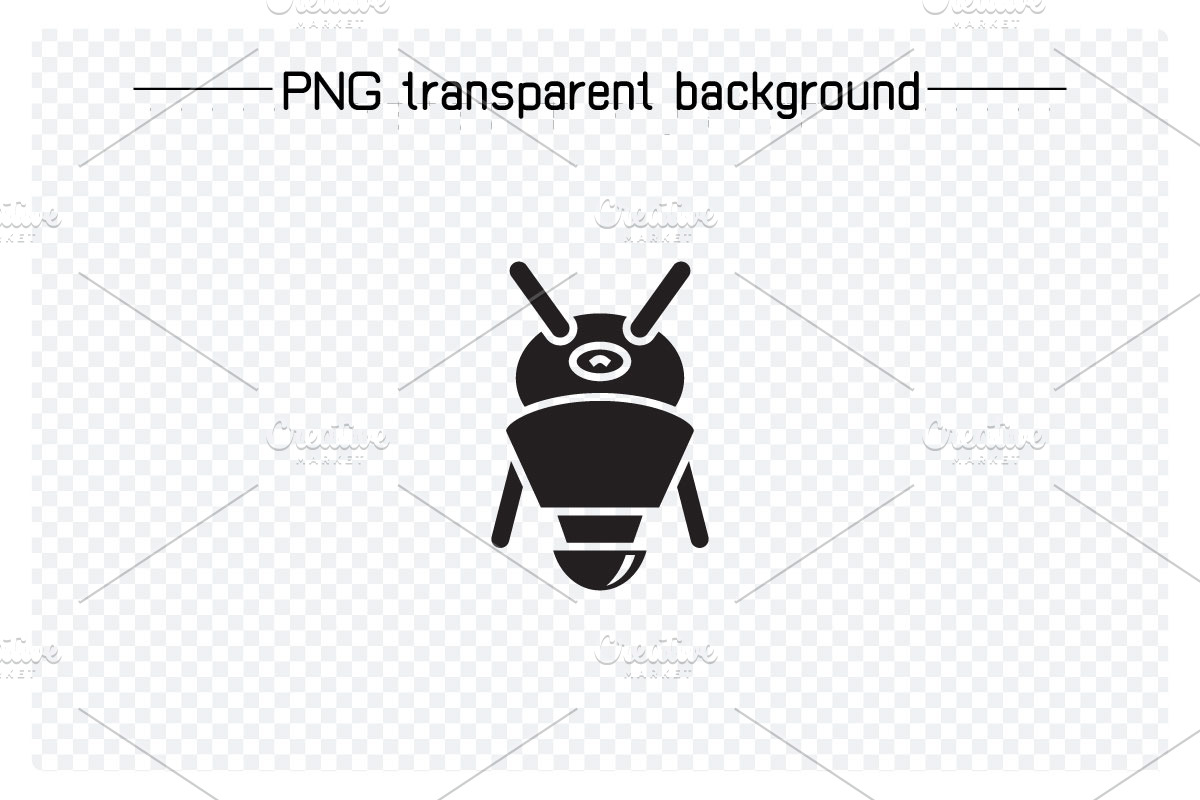 Humanoid and Droid Robot Glyph Icons, an Icon by Designfour (Photo 3 of 7)