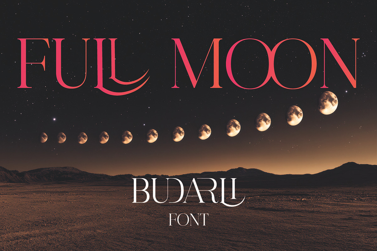 Budarli | Modern Serif Display Font, a Serif Font by MchCrafter (Photo 4 of 9)