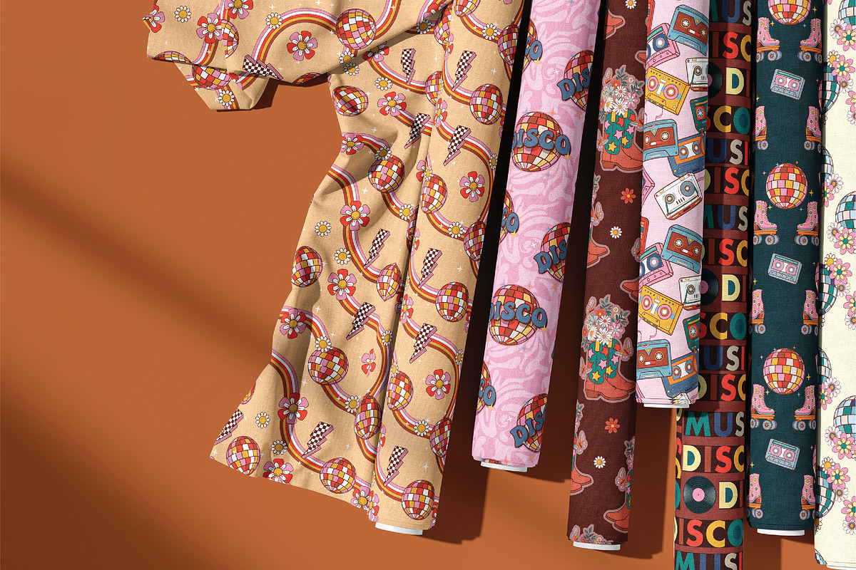 RETRO DISCO, a Pattern Graphic by MSNTY STUDIOX (Photo 8 of 26)