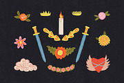 Juliet, Amore Mio graphic set, an Object Illustration by Paper Cherry (Thumbnail 5 of 18)