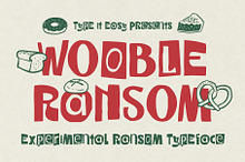ST Wooble Ransom – Experimental Font