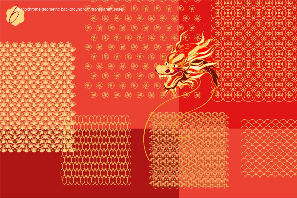 Chinese New Year-set of cliparts, a Seasonal Illustration by Collection by VY (Photo 11 of 15)