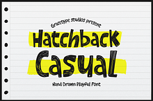 Hatchback Casual Hand Drawn Playful