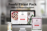 Foody Mailchimp Eblast Pack, an Email Template by Khryna Designs (Thumbnail 1 of 4)