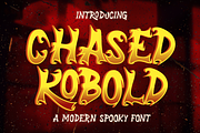 Chased Kobold - A Modern Spooky, a Blackletter Font by Marvadesign (Thumbnail 1 of 7)