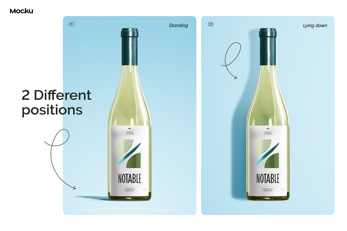 The Wine Creator - Burgundy bottle, a Packaging Mockup by Mocku (Photo 7 of 14)