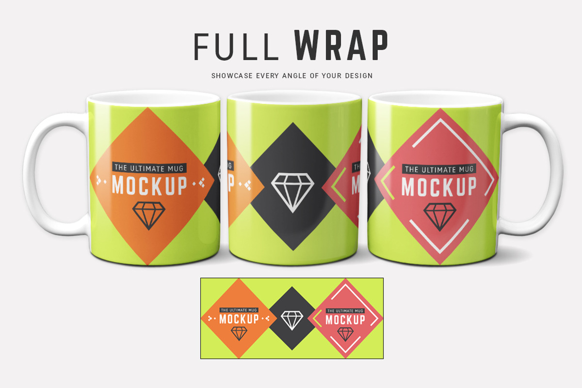 11 oz & 15 oz Mug Mockups (PSDs), a Cups & Container Mockup by Ultimate Mockups (Photo 3 of 11)