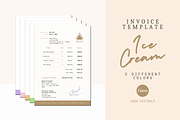 INVOICE CANVA TEMPLATE, a Print Template by The Little Lily Studio (Thumbnail 1 of 5)