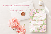 Rose Hip Flowers Clipart, a Decorative Illustration by Milla_Zelenyuk_art (Thumbnail 2 of 7)