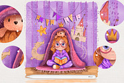 CUTE ILLUSTRATION PROCREATE BRUSHES, a Brush Add-On by AlexandraArt (Thumbnail 8 of 12)