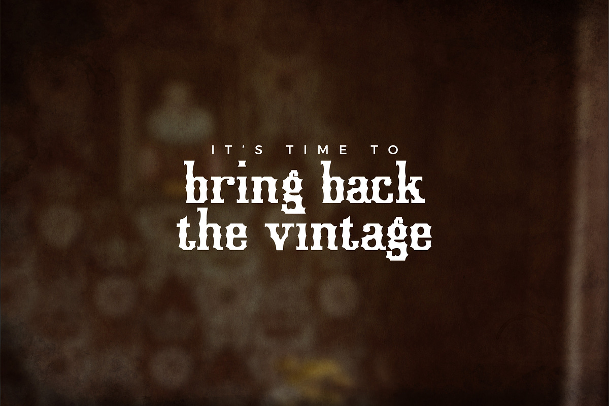Xavier - Vintage Display Font preview 8