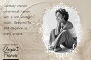 Hand Drawn Vintage Floral Frames, an Object Graphic by DreamoraArt (Thumbnail 7 of 9)