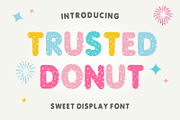Trusted Donut, a Font by Limited.studio (Thumbnail 1 of 5)
