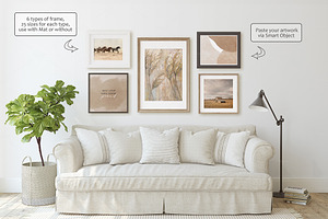 MODERN FARMHOUSE Wall&Frame Mockups