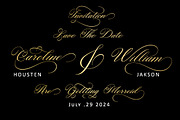 Rastering| Elegant Calligraphy Font, a Script Font by Romiecreative (Thumbnail 2 of 13)