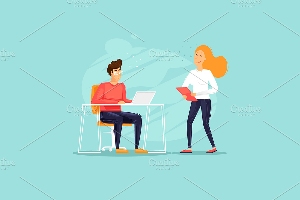 Office life., an Education Illustration by Podis (Photo 3 of 11)