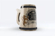 Wooden Beer Mug Mock-Up, a Product Mockup by DesignRushMarket (Thumbnail 3 of 9)