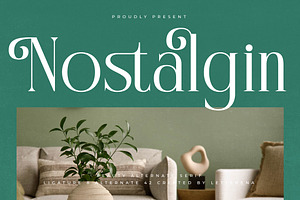 Nostalgin Beauty Alternate Serif