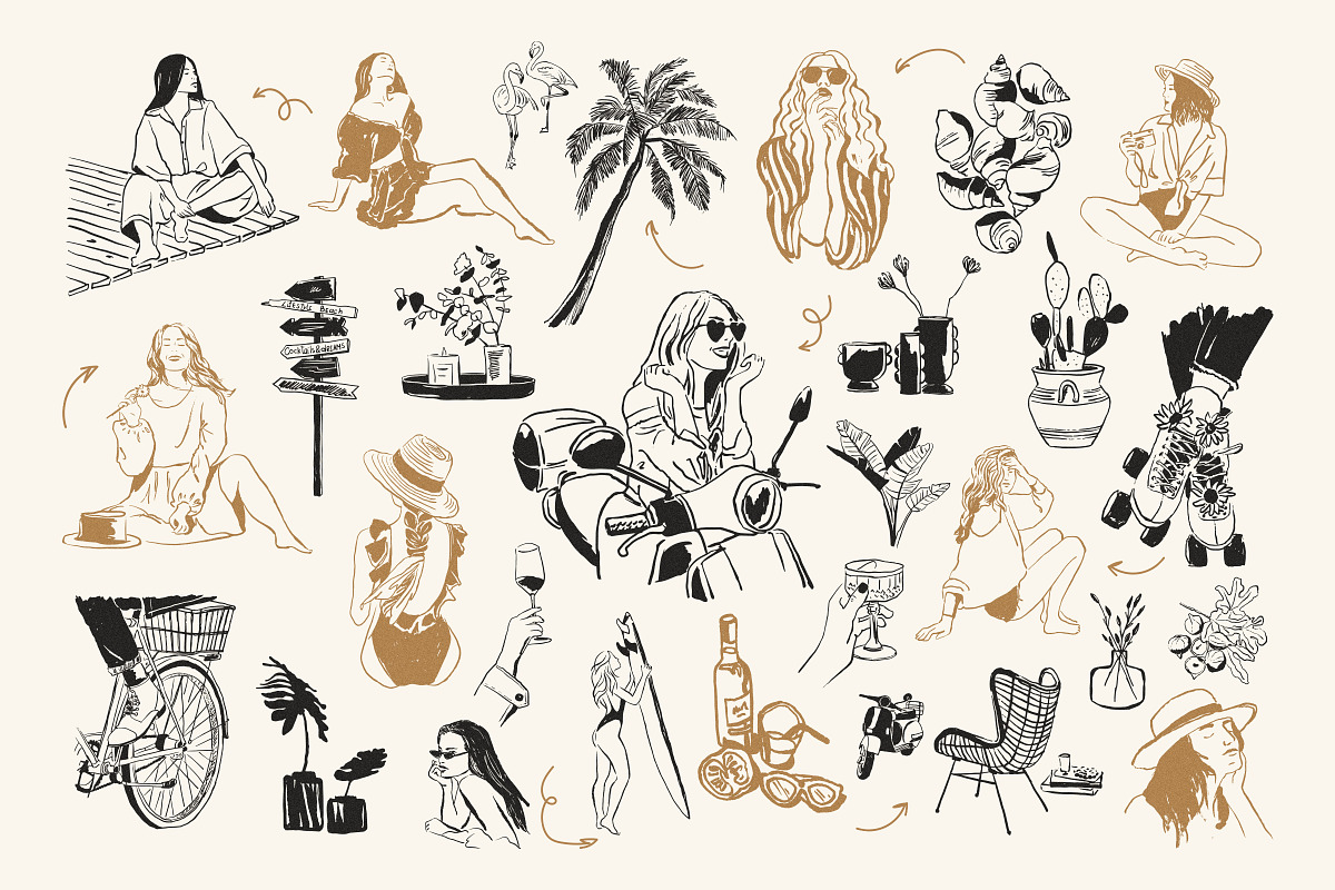 Travel Illustrations, an Object Graphic by iStar Design (Photo 11 of 13)