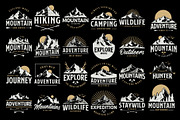 Mountain Adventure Logo Bundle, an Illustration by Tekuni (Thumbnail 5 of 16)