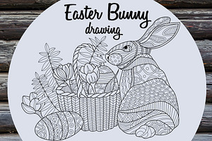 Easter Bunny Drawing